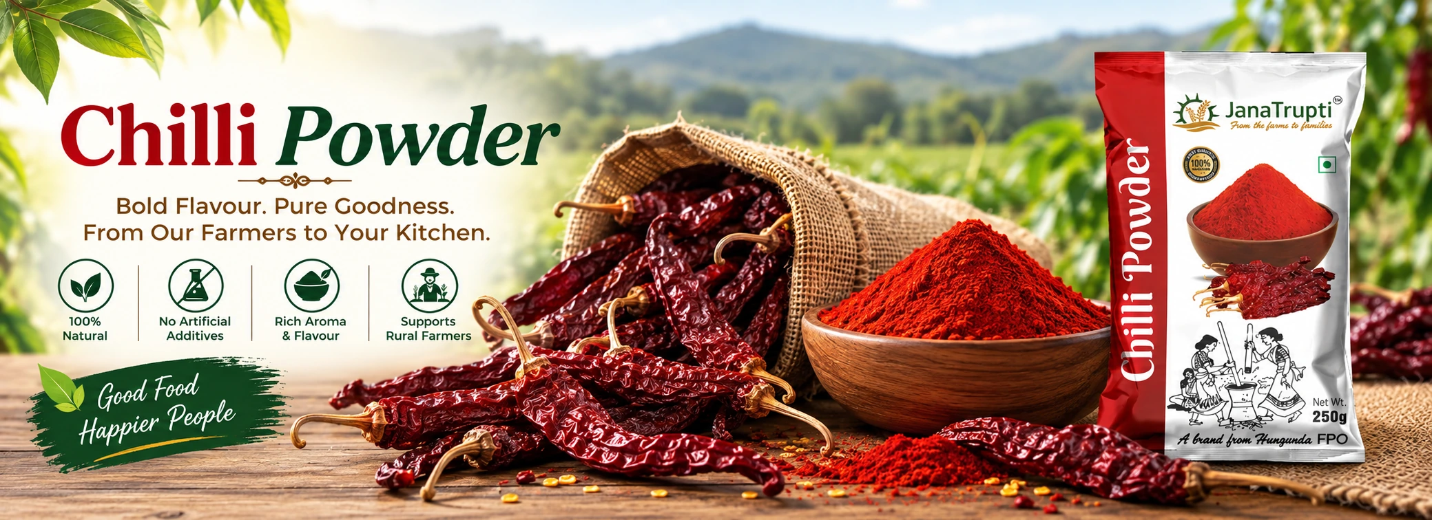 chilli powder banner