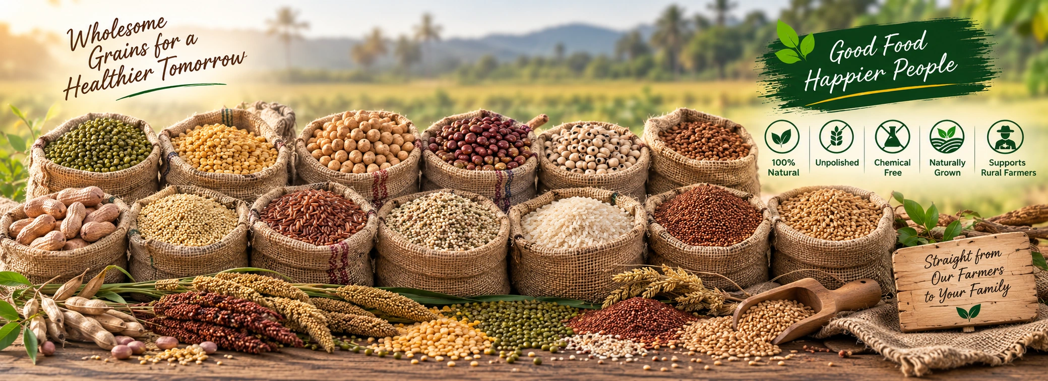 janatrupti natural grains banner